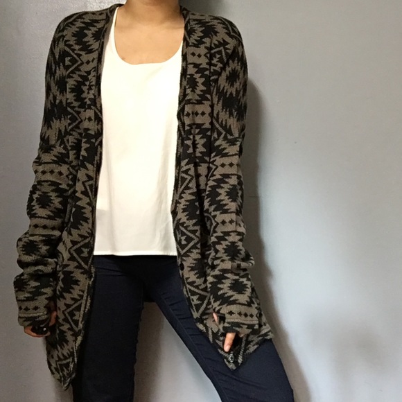 Anthropologie Sweaters - JACK by BB DAKOTA/ ANTHRO• Tribal Print Cardigan L